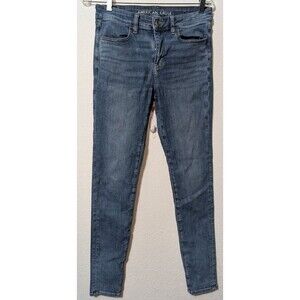 American Eagle Women Hi-Rise Jegging Jeans Size 6 extra Long (31x30) (125)